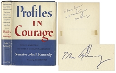 John F. Kennedy Signed Profiles in Courage -- With PSA/DNA COA